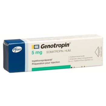 Genotropin dry sub 5 mg with Solvens Amp