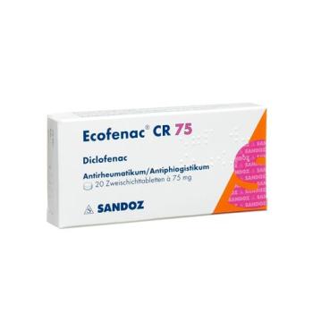 Ecofenac CR Tabl 75 mg 20 pcs