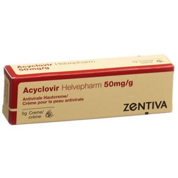 Acyclovir Helvepharm Cream 50mg/g Tb 5g