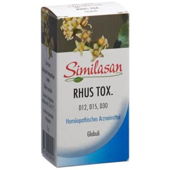 SIMILASAN Rhus tox Glob D12/D15/D30 15 g