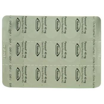 Pantozol Filmtablet 40 mg 60 pcs