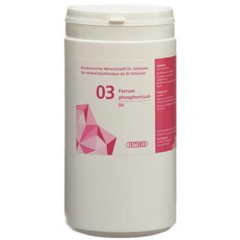 PHYTOMED SCH&Uuml;SSLER Nr3 Ferrum phosphoricum Tabl D 6 1 kg