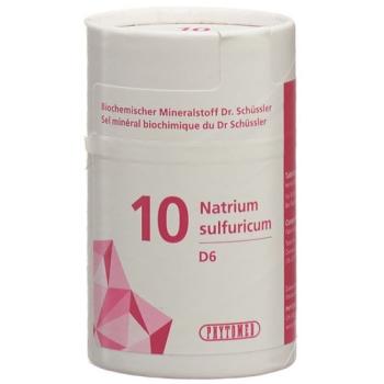 PHYTOMED SCH&Uuml;SSLER Nr10 sodium sulfuricum Tabl D 6 100 g