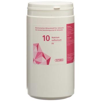 PHYTOMED SCH&Uuml;SSLER Nr10 sodium sulfuricum Tabl D 6 500 g