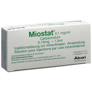 Miostat Inj L&ouml;s 12 Amp 1.5 ml