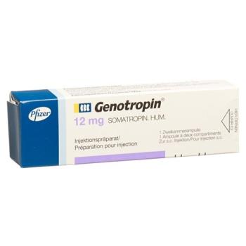 Genotropin dry sub 12 mg with Solvens Amp