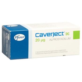 Caverject DC dry sub 20 mcg Fertspr 2 pcs