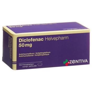 Diclofenac Helvepharm Tabletten 50mg 100 Stück