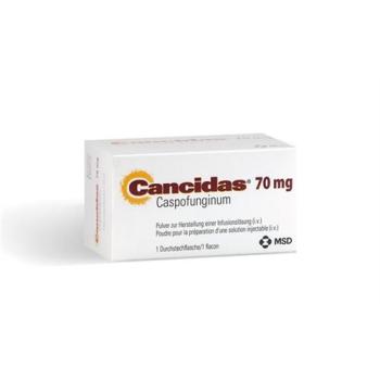 Cancidas dry sub 70 mg dia