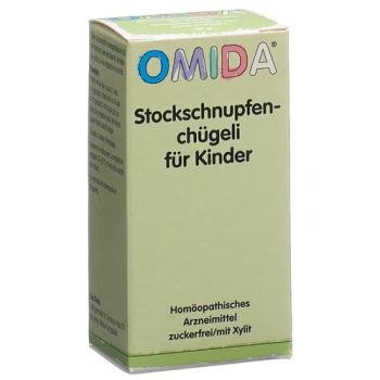 Omida Stockschnupfen C H&uuml;geli without sugar for children bottle 10 g