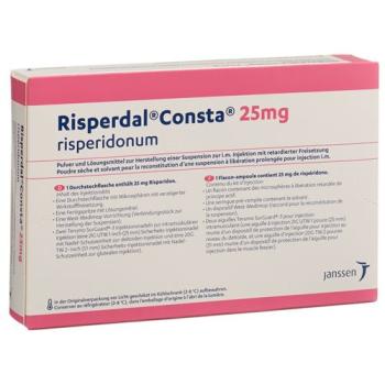 Risperdal Consta Inj Susp 25 mg for i.m. Application Inj kit