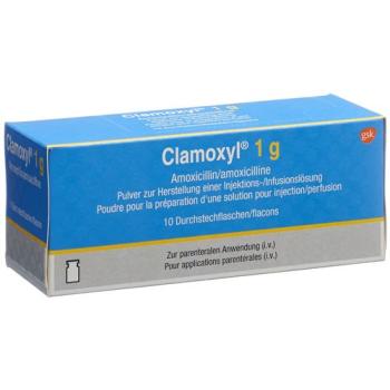 Clamoxyl drying sub 1 g permeate 10 pcs