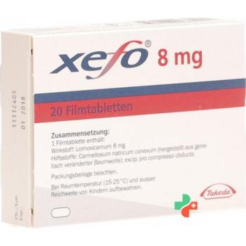 Xefo 8 mg 20 tablets