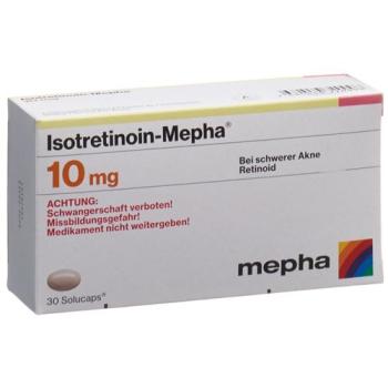 Isotretinoin-Mepha Solucaps 10 mg 30 pcs