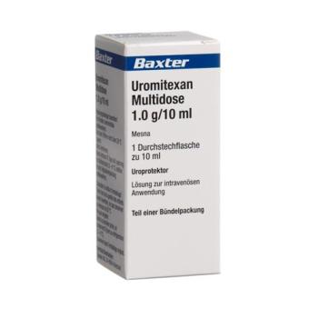 Uromitexan Inj L&ouml;s 1 g/10ml 5 vials 10 ml