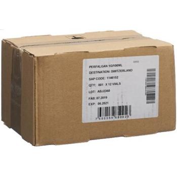 Perfalgan Inf L&ouml;s 1 g/100ml 12 thru 100 ml
