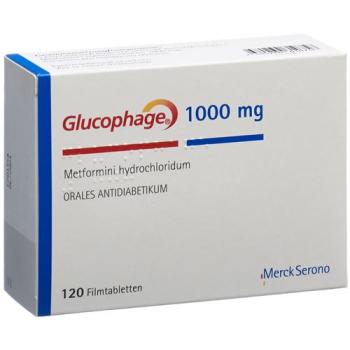 Glucophage Filmtablet 1000 mg 120 pcs