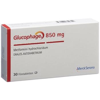Glucophage Filmtablet 850 mg 30 pcs