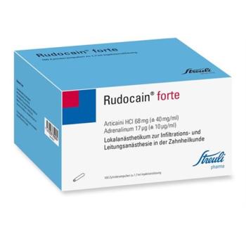 Rudocain forte Inj L&ouml;s 100 cyl amp 1.7 ml