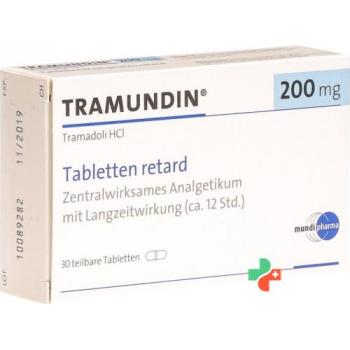 Tramundin Retard 200 mg 30 tablets