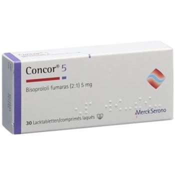 Concor Filmtablet 5 mg 30 pcs