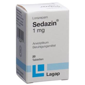 Sedazin 1 mg 20 tablets