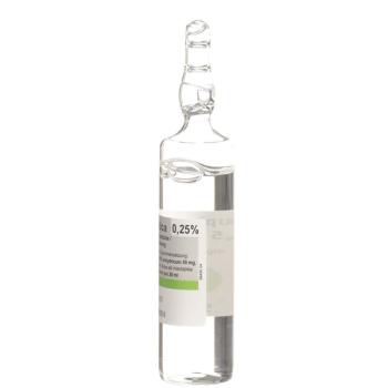Bupivacain Sintetica Inj Lös 0.25 % 5 Amp 20 ml