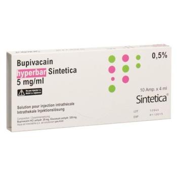 Bupivacain 0.5% 10 Ampullen 4 ml