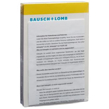 Arteoptic LA UD Gtt Opht 2% 30 Unidos 0.2 ml