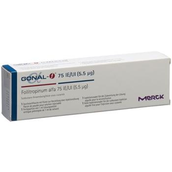 Gonal-f Dry Sub 75 IU (5.5 mcg) Inj kit