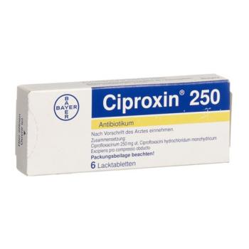 Ciproxin Filmtablet 250 mg 6 pcs
