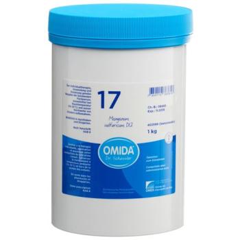 Omida Schuessler Nr17 Manganum sulfuricum Tabl D 12 Ds 1000 g