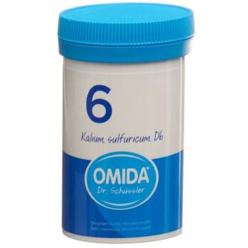 Omida Schuessler Nr6 potassium sulfuricum Tabl D 6 Ds 100 g