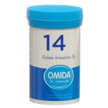 Omida Schuessler Nr14 potassium bromatum Tabl D 6 Ds 100 g