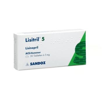 Lisitril Tabl 5 mg 100 pcs