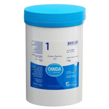 Omida Schuessler Nr1 Calcium fluoratum Tabl D 12 Ds 1000 g