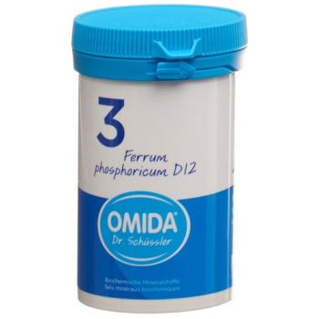 Omida Schuessler Nr3 Ferrum phosphoricum Tabl D 12 Ds 100 g