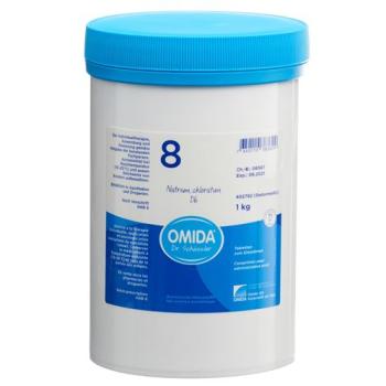 Omida Schuessler Nr8 sodium chloratum Tabl D 6 Ds 1000 g