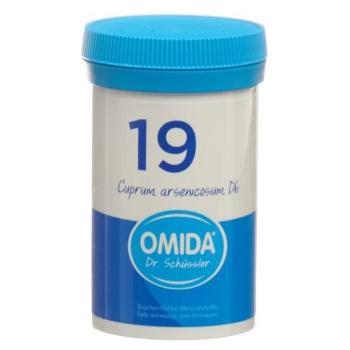 Omida Schuessler Nr19 Cuprum arsenicosum Tabl D 6 Ds 100 g