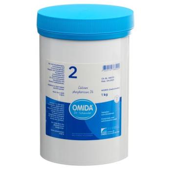 Omida Schuessler Nr2 Calcium phosphoricum Tabl D 6 Ds 1000 g