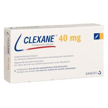 Clexane Inj L&ouml;s 40 mg/0.4ml 50 Fertspr 0.4 ml