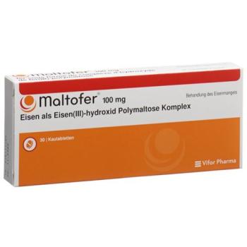 Maltofer chewable tablets 100 mg 30 pcs