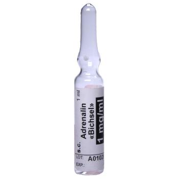 Adrenalin Bichsel Inj L&ouml;s 1 mg/ml 10 amp 1 ml