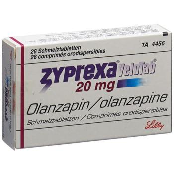 Zyprexa Velotab Melting Tabl 20 mg 28 pcs