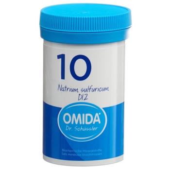 Omida Schuessler Nr10 sodium sulfuricum Tabl D 12 Ds 100 g