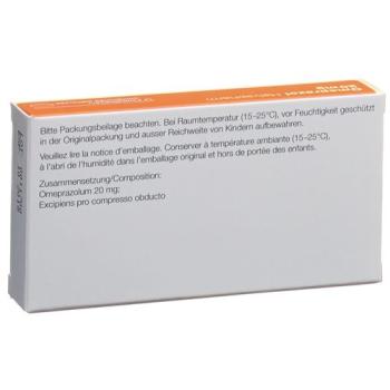 Omeprazole Helvepharm Filmtabl 20 mg 14 pcs