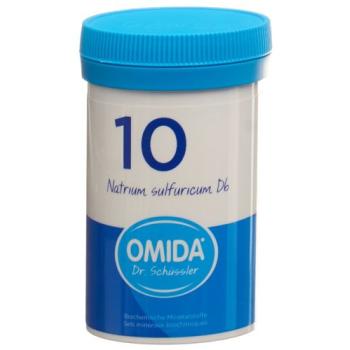 Omida Schuessler Nr10 sodium sulfuricum Tabl D 6 Ds 100 g