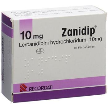 Zanidip Filmtablet 10 mg 98 pcs