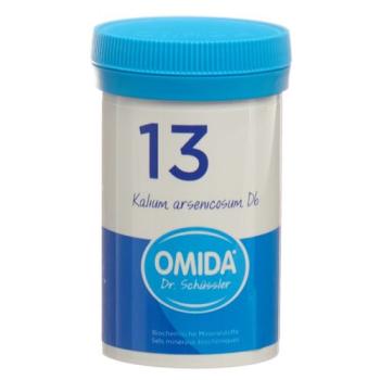 Omida Schuessler Nr13 potassium arsenicosum Tabl D 6 Ds 100 g