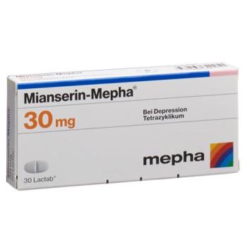 Mianserin-Mepha Lactab 30 mg 30 pcs